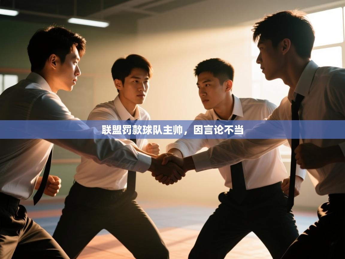 联盟罚款球队主帅,因言论不当 第1张