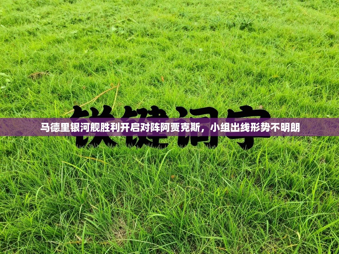 马德里银河舰胜利开启对阵阿贾克斯，小组出线形势不明朗  第2张