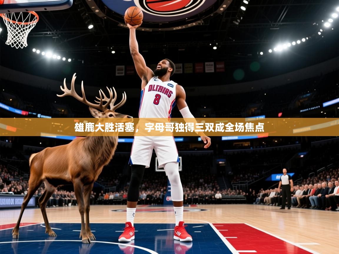 雄鹿大胜活塞，字母哥独得三双成全场焦点  第2张